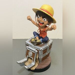 One Piece Luffy Cable Guy 8.5″ Phone & Controller Holder – Wanted Poster Design